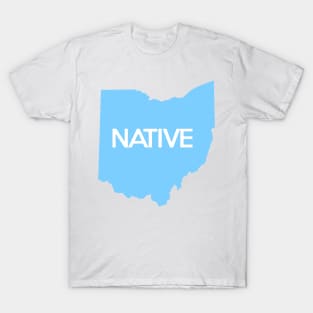 Ohio Native OH Blue T-Shirt